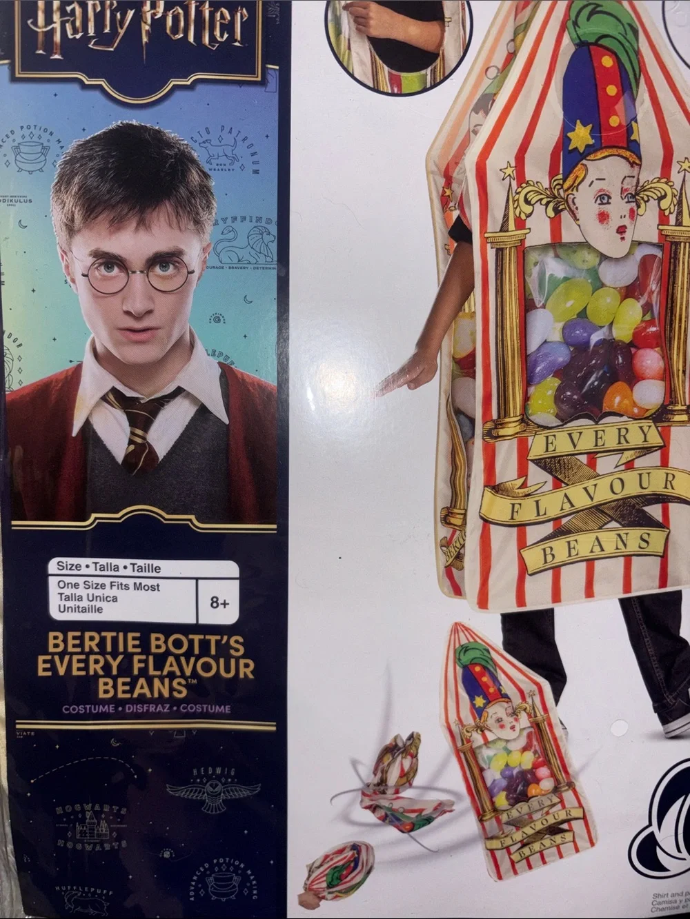 Harry Potter Bertie Bott's Every Flavour Beans Kids Costume - Multicolor